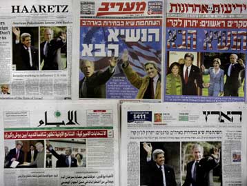 Απογοήτευση στον αραβικό κόσμο για τη νίκη Μπους – Θα συνεργαστούμε λέει το Ισραήλ