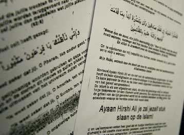 Απειλητικό μήνυμα κατά Ολλανδής βουλευτού βρέθηκε στον Τέο Βαν Γκογκ