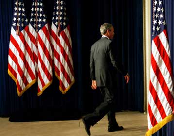 Περιορισμένες κυβερνητικές αλλαγές από τον Μπους μετά την επανεκλογή του