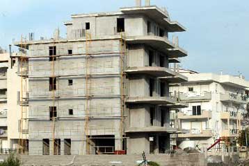 Μειωμένη η οικοδομική δραστηριότητα στο επτάμηνο