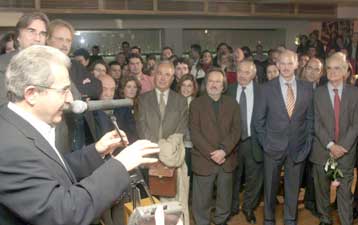 Στη σκιά της προεδρολογίας ο Μίμης Ανδρουλάκης παρουσίασε το νέο βιβλίο του