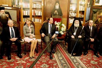 Στο Πατριαρχείο της Αλεξάνδρειας και κοντά στους ομογενείς ο Κώστας Καραμανλής