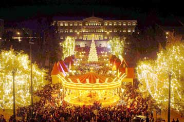 Γλυκά, πατινάζ στον πάγο και συναυλίες στο χριστουγεννιάτικο «μενού» της Αθήνας