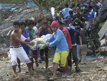 Στους 1.600 οι νεκροί και οι αγνοούμενοι από τη θεομηνία στις Φιλιππίνες
