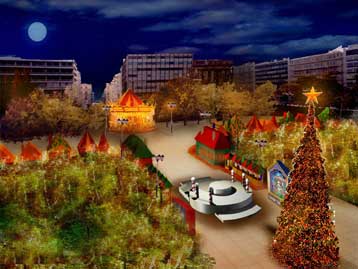 Το απόγευμα της Πέμπτης ανάβει το δένδρο του Δήμου Αθηναίων στην πλατεία Συντάγματος