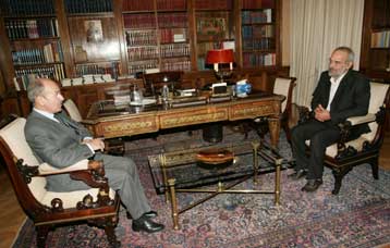 Συνάντηση του Αλέκου Αλαβάνου με τον Πρόεδρο της Δημοκρατίας