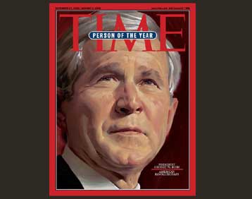 Σε πρόσωπο της χρονιάς αναδεικνύει τον Τζορτζ Μπους το περιοδικό Time
