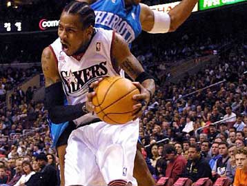 Νίκη των Σίξερς επί της Ιντιάνα με ηγέτη των Αλεν Αϊβερσον