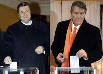 Προς μεγάλη νίκη στις εκλογές της Ουκρανίας ο αντιπολιτευόμενος Β.Γιουστσένκο