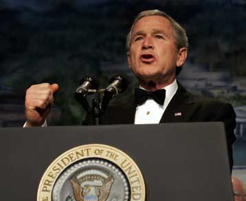 Με μήνυμα υπέρ της ελευθερίας παγκοσμίως, η ορκωμοσία του Τζορτζ Ο.Μπους την Πέμπτη