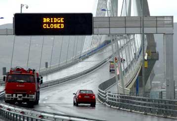 Κλειστή για μερικά 24ωρα θα παραμείνει η γέφυρα Ρίου – Αντιρρίου