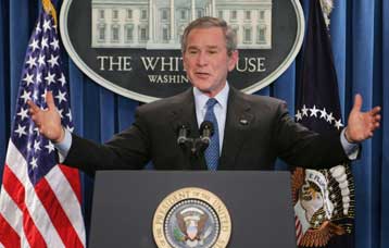 Σκληρές αντιστάσεις από τους Δημοκρατικούς θα συναντήσει στη νέα θητεία του ο Μπους