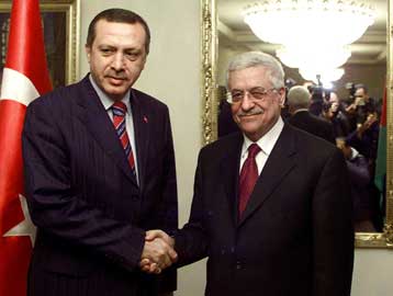 Επίσημη επίσκεψη του Παλαιστινίου προέδρου στην Αγκυρα