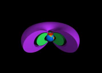 Οι κεραυνοί δημιουργούν το ασφαλές κενό ανάμεσα στις ζώνες ακτινοβολίας Βαν Αλεν