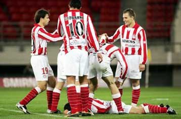 Χωρίς Ριβάλντο, Γεωργάτο, Κωστούλα ο Ολυμπιακός στο Νιούκαστλ-Πονά ο Ζιοβάνι