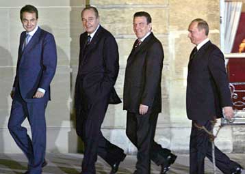 Απόσυρση της Συρίας από το Λίβανο ζητούν οι Ευρωπαίοι ηγέτες και η Ρωσία