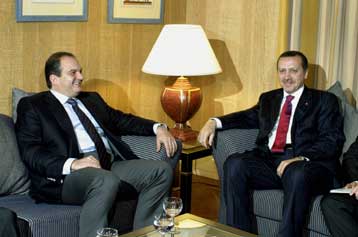 Θέματα αμοιβαίου ενδιαφέροντος στο δείπνο Καραμανλή – Ερντογάν τη Δευτέρα