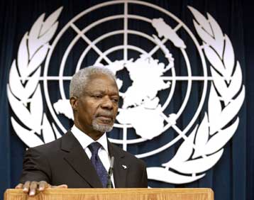 Ο Ανάν δεν γνώριζε τα περί εμπλοκής του γιου του στο σκάνδαλο προγράμματος του ΟΗΕ