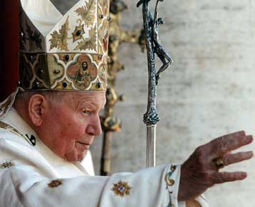 Ο Πολωνός Κάρολ Βοϊτίλα που έγινε ο πρώτος μη Ιταλός Πάπας τα τελευταία 455 χρόνια