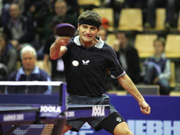 «Ασημένιος» ο Κρεάνγκα στο διπλό του ευρωπαϊκού πρωταθλήματος πινγκ πονγκ