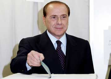 Ήττα Μπερλουσκόνι στις περιφερειακές εκλογές της Ιταλίας δείχνουν τα exit polls