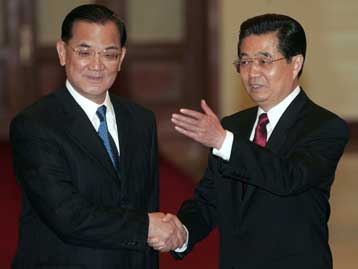 Ιστορική συνάντηση των Εθνικιστών της Ταϊβάν με το Κομμουνιστικό Κόμμα της Κίνας