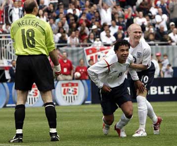 Φιλική νίκη της Αγγλίας με 2-1 επί των Ηνωμένων Πολιτιών Αμερικής
