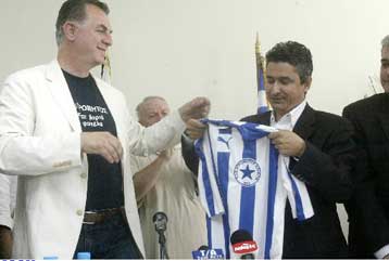 Πανηγυρική συνέντευξη Τύπου της συγχώνευσης Ατρομήτου-Χαλκηδόνας