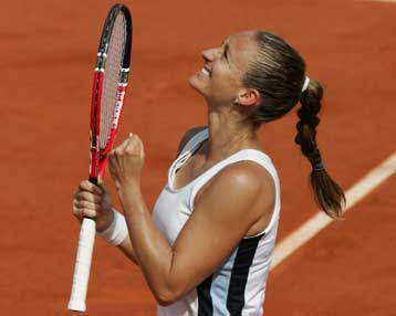 Μαίρη Πιρς και Ζιστίν Ενίν-Αρντεν τον τελικό του Roland Garros