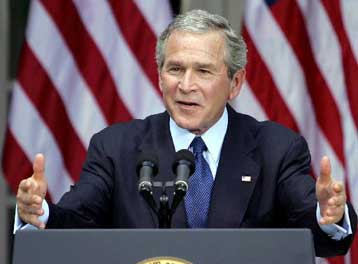 Αντίδραση Μπους στο βρετανικό σχέδιο για το εξωτερικό χρέος της Αφρικής