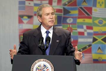 Μια μέρα η ελευθερία θα θριαμβεύσει στην Κούβα, δηλώνει ο Τζορτζ Μπους