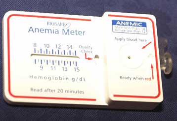 Νέο διαγνωστικό τεστ επιτρέπει την κατ οίκον μέτρηση της αιμοσφαιρίνης