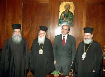 Σε καλό κλίμα η επίσκεψη Χριστόδουλου – Σκανδαλάκη στο Οικουμενικό Πατριαρχείο