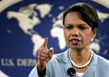 Περιοδεία Ράις στη Μέση Ανατολή για την προώθηση της ειρηνευτικής διαδικασίας