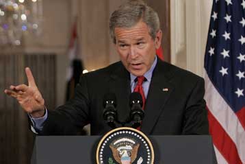 Οι ΗΠΑ έχουν σχέδιο για να νικήσουν στο Ιράκ, δηλώνει ο Τζορτζ Μπους