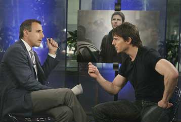 «Καυγάς» σε ζωντανή μετάδοση για τον Τομ Κρουζ με τον παρουσιαστή του NBC Ματ Λάουερ