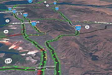 Δελτία επταήμερης πρόγνωσης μποτιλιαρίσματος καθιερώνονται στην Καλιφόρνια