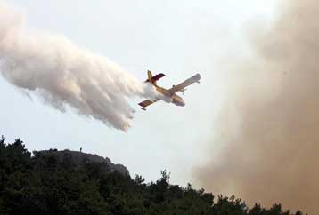 Υπό έλεγχο τέθηκε η πυρκαγιά στο δάσος της Ηλιούπολης