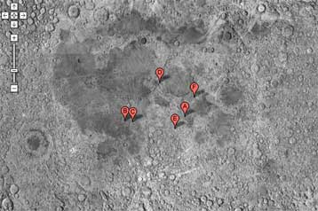 Διαδραστικοί χάρτες της Σελήνης, με ελαφριά «εσάνς» τυριού