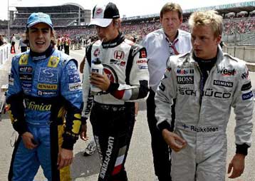 Ο Ραϊκόνεν πήρε την pole position στο γερμανικό GP