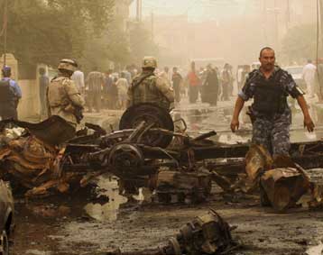 Επιθέσεις αυτοκτονίας στη Βαγδάτη με οκτώ νεκρούς και δέκα τραυματίες