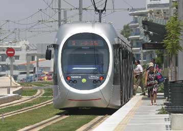 Σύγκρουση συρμού του τραμ με ΙΧ στη λεωφόρο Φραντζή