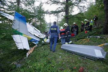 Συντριβή μικρού αεροπλάνου στα σύνορα Ελβετίας – Ιταλίας με τέσσερις νεκρούς