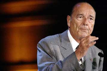 Νοσηλεία μίας εβδομάδας για τον Ζακ Σιράκ λόγω μικρού αγγειακού επεισοδίου