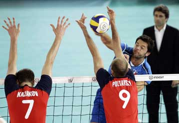 Η Ιταλία πρωταθλήτρια Ευρώπης στο βόλεϊ το 2005, 3-2 τη Ρωσία στον τελικό