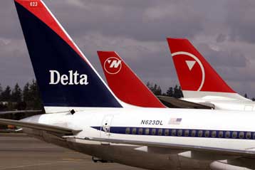 Aίτηση πτώχευσης κατέθεσαν η Delta Air Lines Inc και η Northwest Airlines
