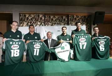 Τον Ντάντε και τα άλλα αστέρια του παρουσίασε η ομάδα βόλεϊ του Παναθηναϊκού