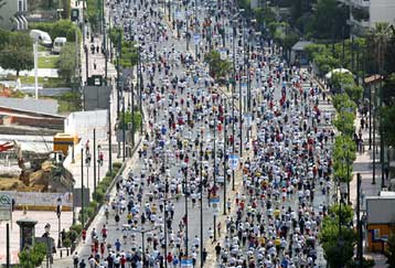 Με επιτυχία ολοκληρώθηκε ο γύρος του ιστορικού κέντρου της Αθήνας