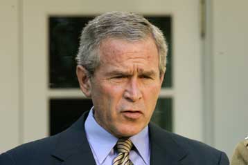 Αυξάνεται η επιχειρησιακή δύναμη των Ιρακινών κατά των ανταρτών, δήλωσε ο Μπους