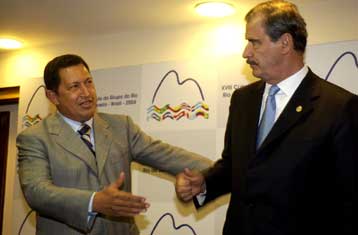 Στο στόχαστρο του Ούγκο Τσάβες και ο πρόεδρος του Μεξικού